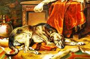 unknow artist Dog 032 France oil painting artist